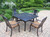 Oakland Living Vanguard 5 Piece Outdoor Patio Dining Set with Cushions