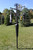 Squirrel Stopper Deluxe Bird Feeder Pole and Baffle Black Squirrel Proof Bird Feeder Pole SCQ05