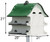 S&K American Barn Purple Martin House, 12 Room