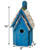 Heartwood Bluebird Manor, Blue ( HW-006G)