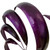 Marshall Kinetic Plumberry Windward Spinner, Purple, 84"H ( MHG-HH142)
