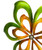 Marshall Kinetic Springtime Wind Spinner, Green/Orange, 93"H
