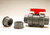 Ball Valve and Union combined! 

Gray color. 
Has thread and slip fittings for both ends.  
Use ONE fitting instead of TWO!
Color: 
Gray Socket & Threaded End-Connectors 
Included Sizes 1-1/4” – 1-1/2” - 2" 
Suitable For Schedule 40 & 80 Pipe 
Rated at 150 PSI @ 73° F 
EPDM O-Rings
Full Port Valve Valve Disassembles To Easily Replace and Clean Internals