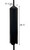 Erva Domed Top Pole Mounted Raccoon Baffle, 6.25-Inch by 28-Inch Length SBD2