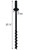 Strongly secure your existing, tubular pole into soil using this Erva Ground Socket for 1" Outer Diameter Pole. Adding this steel anchor to your yard both provides stability to an existing pole, and also allows you to display its full height. A generous, 20" long shaft inserts deeply into soil, and a steel spiral around the bottom section creates an auger for even more support. A 3" diameter disc near the top of the unit sits flush with the ground, and a 5" tall socket extends above this dividing element to hold your existing pole. Dual, 0.5" diameter openings on this collar can accommodate a screwdriver or small rod, to assist you in twisting the base into the lawn. A generous, heavy duty set screw rests at the top of this section, further securing your pole, and the black, powder coated finish blends with most birding accents. Let this Ground Socket for 1" Outer Diameter Pole keep your existing pole upright and stable in your soil for several seasons. Made in the USA.

Dimensions: 3" dia. x 25.75"H
Mounting: insert into soil
Construction: steel