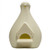 Wild Bird Lover's Deluxe Purple Martin Gourd
Provide martins luxurious new accommodations in your yard with this Wild Bird Lover's Deluxe Purple Martin Gourd. This generous, plastic shelter hints at natural gourds martins used as housing in centuries past, with a variety of updated features offering both comfort and protection for your colony. Its sturdy, molded plastic body forms a hardy home, and the rectangular base and rounded top create a traditional, gourd like silhouette. The 2.875" diameter entry sits on the narrower side of the base, allowing birds to build their nest deep in the unit for protection from predators. An included, plastic porch can also be installed on the entry, transforming it into a 2.75" wide and 1.5" tall, crescent shaped opening. Raised lines on the porch allow songbirds to grip it, and this platform extends inward inside the home for extra resting and perching area, as well as a barrier against potential predators. A significant, threaded cap at the back of the gourd readily removes, exposing an access port large enough for an adult hand, encouraging maintenance and nest checks. Four 0.375" diameter openings at the top of the item accommodate gourd rods, and allow you to orient the item parallel or perpendicular to your pole for versatility. A slight arch above each opening prevents water from entering the nest, and several drainage holes around the base allow any captured water to exit. The beige hue of this durable, plastic home prevents nestlings from overheating in the summer, while the shape of the unit directs warmer air upward and away from the nest. Add a modernized look to a timeless bird shelter when you place this Deluxe Purple Martin Gourd in your yard.

Note: This descirption refers only to the Wild Bird Lover's Deluxe Purple Martin Gourd. The pole and rod shown are not included.

Opening: 2.875" dia. or 2.75"W x 1.5"H SREH
Dimensions: 16.5"L x 10"W x 13.5"H including perch
Mounting: may be hung
Construction: plastic