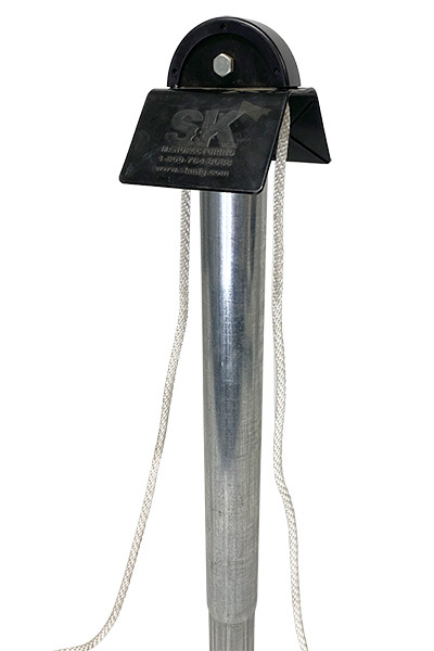 S&K Galvanized Steel Easy Pulley System Martin House Pole (SKEXRP19)