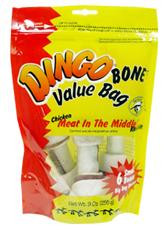 Dingo Bone Small 6Pk Value Bag DI95005