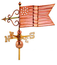 Full Size  American Flag Weathervane