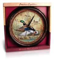 American Expedition Mallard Duck Wall Clock