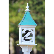 Fancy Home Products Square Bird Feeder Patina Copper 12" BF12-SQ-BIRD-PC