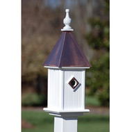 Fancy Home Products Blue Bird House Bright Copper 8" BH8-BC