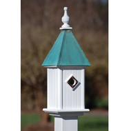 Fancy Home Products Blue Bird House Patina Copper 8" BH8-PC