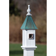 Fancy Home Products Blue Bird House Patina Copper 6" BH6-PC