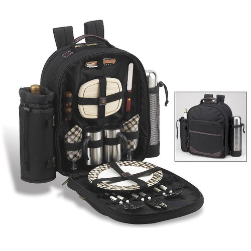 Picnic at Ascot London Coffee Picnic Backpack for Two Picnic Basket