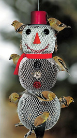 No No Mrs. Snowman Bird Feeder