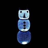 No No Solar Snowman Bird Feeder