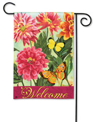 Magnet Works Dahlias Garden Flag