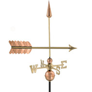 Good Directions Arrow Weathervane - Polished Copper 611SP