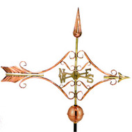 Good Directions Victorian Arrow Weathervane - Polished Copper 9642P