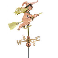 Good Directions Witch Garden Weathervane - Polished Copper w/Roof Mount 8849PR