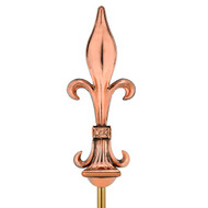 Good Directions Fleur-De-Lis Copper Finial  739