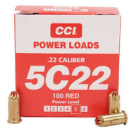 DT Systems .22 Caliber 5C22 Blank Power Loads 100 red 100-120 Yards 88118