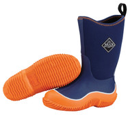 Muck Boot Kids Hale Orange & Navy Blue Winter Snow Boots KBH-444