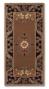 Achla Minuteman Jardin 44" x 22" Rectangular Cocoa Rug H-601