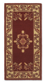 Achla Minuteman Jardin 44" x 22" Rectangular Vermillion Rug H-600