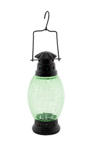 Achla Crackle Glass Lantern Fern Green  CRL-01LG