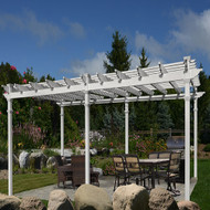 New England Arbors Regency Grande Pergola 12 x 24 VA42083