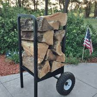 Woodhaven Log Firewood Cart