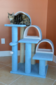 Armarkat Small 31"-45" Classic Cat Tree SKY BLUE B3803