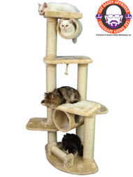 Armarkat Medium 46"-69" Classic Cat Tree BEIGE A7463B