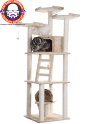 Armarkat Extra Large >76" Classic Cat Tree SILVER GRAY A8001