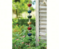 Ancient Graffiti Lily Multicolor Rain Chain ANCIENTRCLILMIR