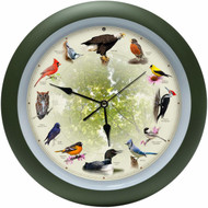 Mark Feldstein 20th Anniversary 13 inch Singing Bird Clock MFBIRD13 