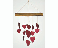 Gift Essentials Red Heart Drift Wind Chime GEBLUEG563