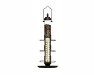 Weems & Plath Conant Bird Feeder Thermometer 24 inch with Tray Bronze Patina CCBBFT31BP