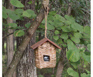 Songbird Essentials Hanging Grass Roosting Pocket with Roof SE935