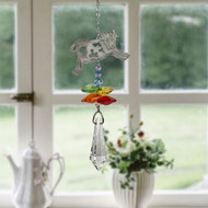 Woodstock Chimes Crystal Fantasy Cow Suncatcher CFCO