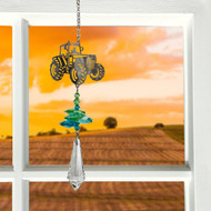 Woodstock Chimes Crystal Fantasy Tractor Suncatcher CFTR