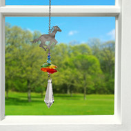 Woodstock Chimes Crystal Fantasy Horse Suncatcher CFHO