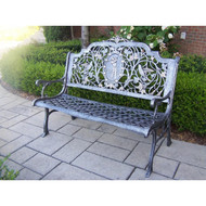 Oakland Living Golfer Aluminum Garden Bench