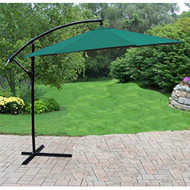 Oakland Living 10' Green Cantilever Outdoor Umbrella with Stand