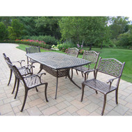 Oakland Living Oxford Mississippi 7 Piece Outdoor Dining Set