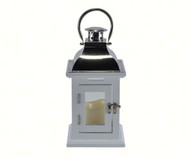 Mark Feldstein White 11 inch LED Lantern