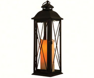 STI Smart Solar Siena 16 Inch LED Candle Lantern