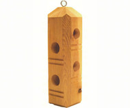 Wildlife Sciences Suet Plus Plug Cedar Bird Feeder WSC777C 